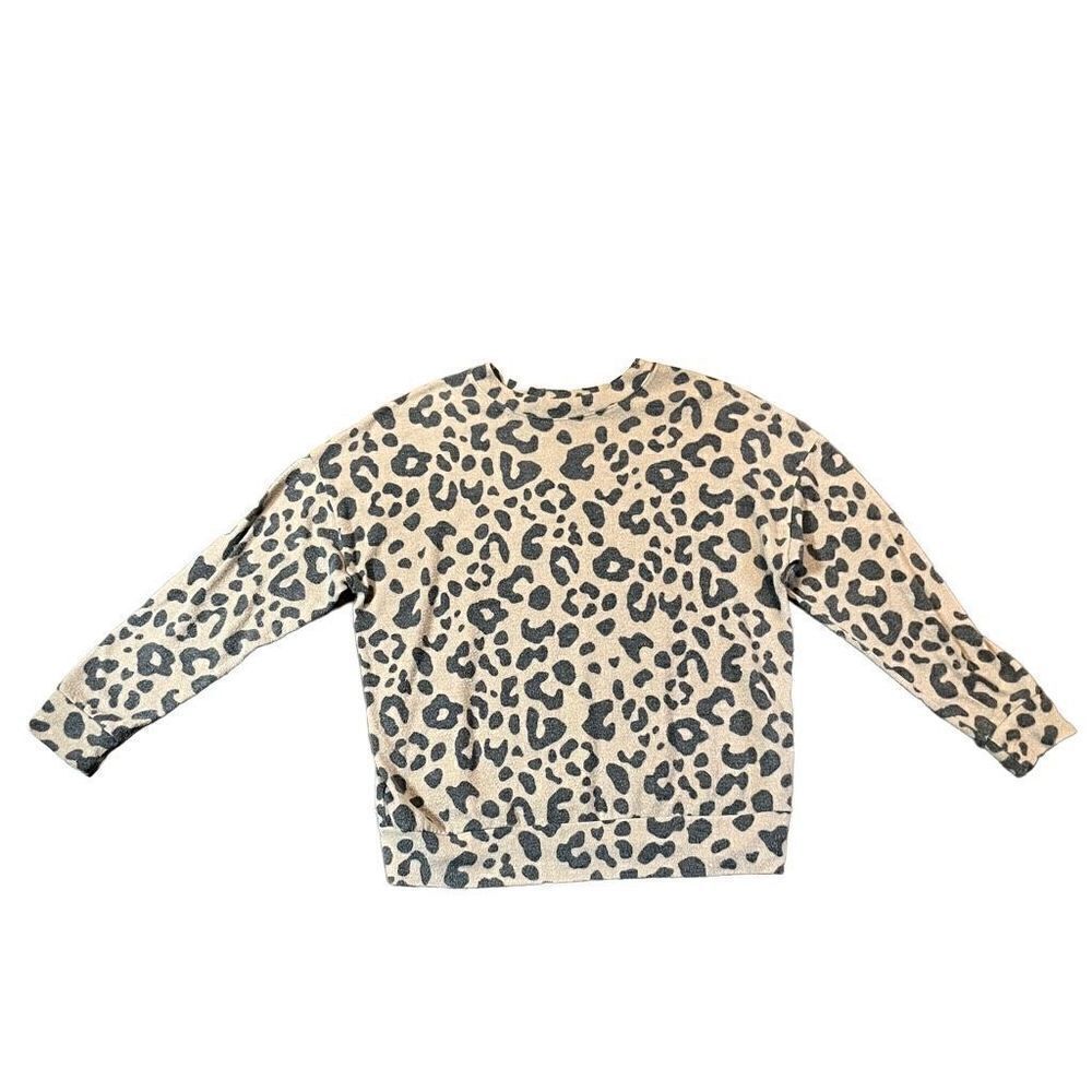 Cherish Women’s Leopard Soft Sweatshirt Medium